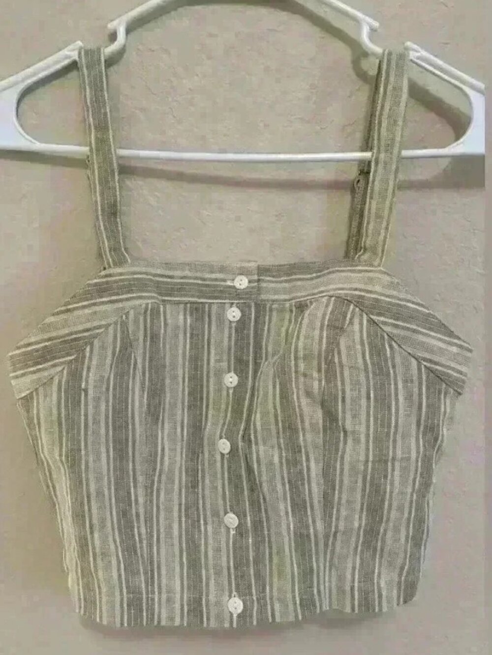 Striped Cropped Top